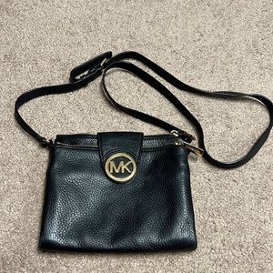 Michael Kors Black Leather Small Crossbody